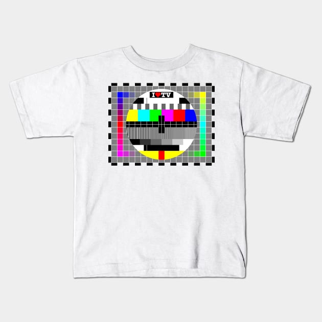 I love TV Kids T-Shirt by tuditees